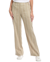 Lafayette 148 New York Lafayette 148 New York Gates Full Leg Linen-Blend Pant