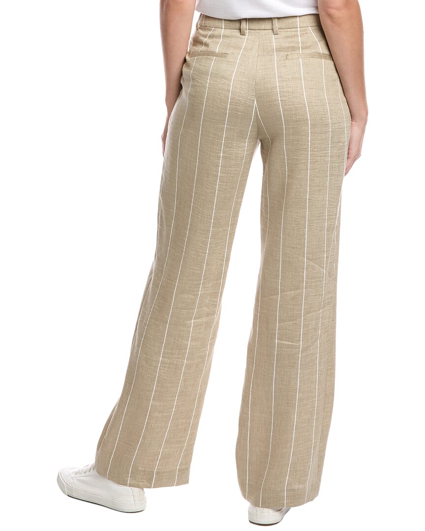 Lafayette 148 New York Lafayette 148 New York Gates Full Leg Linen-Blend Pant
