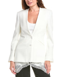 Simkhai Allie Crepe Combo Basque Jacket