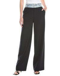 Simkhai Ophelia Double Waistband Combo Pant Blue