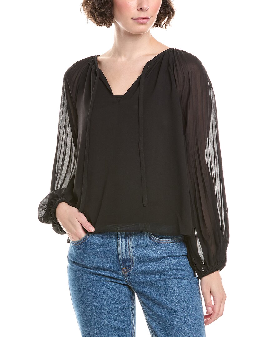 Bella Dahl Bella Dahl Pleated Raglan Blouse