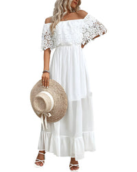 Camila Blanco Maxi Dress