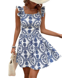 Camila Blanco Mini Dress