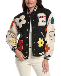 Blank Nyc Home Run Bomber Jacket