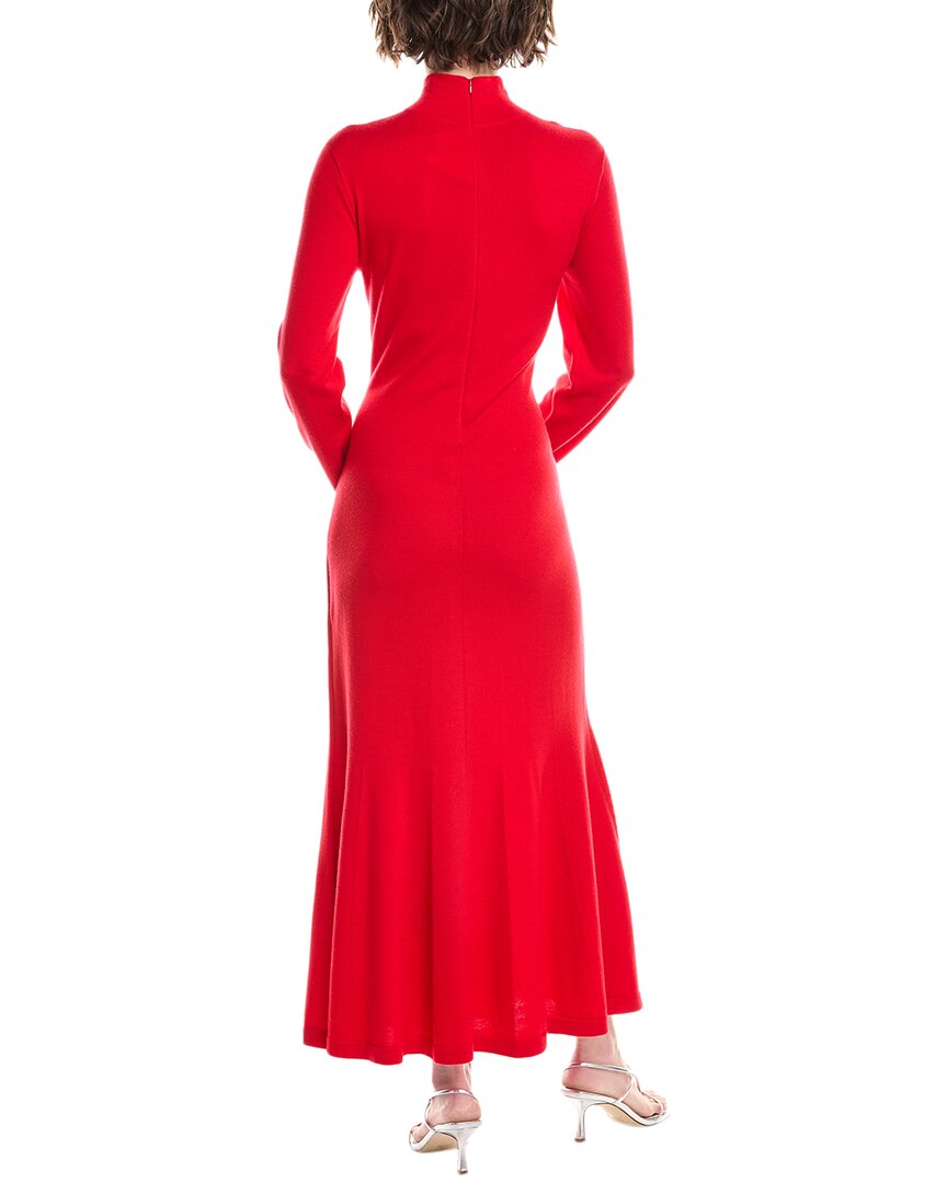 Carolina Herrera Carolina Herrera Turtleneck Wool Midi Dress