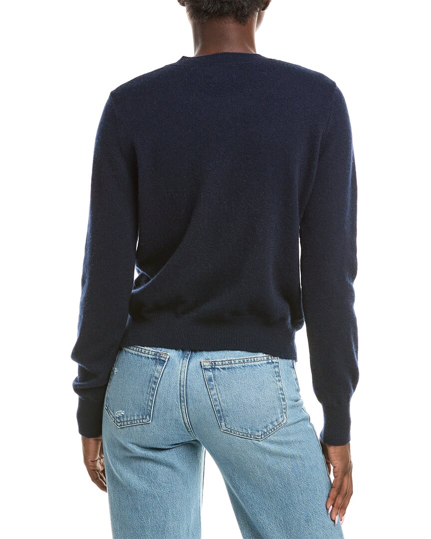 Brodie Cashmere Vintage Pom Cashmere Sweater