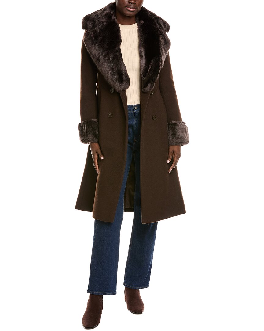 Via Spiga Wool-Blend Coat