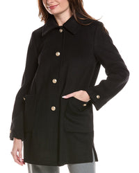 Tahari Paula Wool-Blend Coat