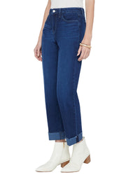 L'agence Maribel High-Rise Straight Cuff Jean