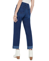 L'agence Maribel High-Rise Straight Cuff Jean
