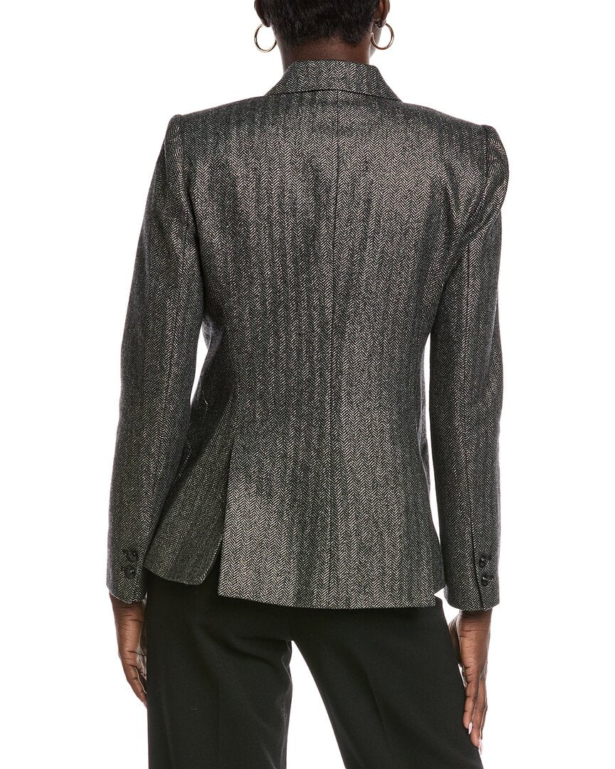 L'AGENCE L'agence Chamberlain Wool-Blend Blazer