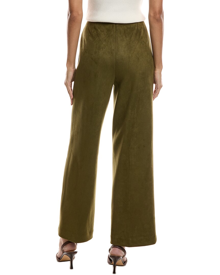 Kenneth Cole Sueded Scuba High-Rise Wide Leg Pant