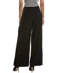 Kenneth Cole Luxe Twill Side Pleat Wide Leg Pant
