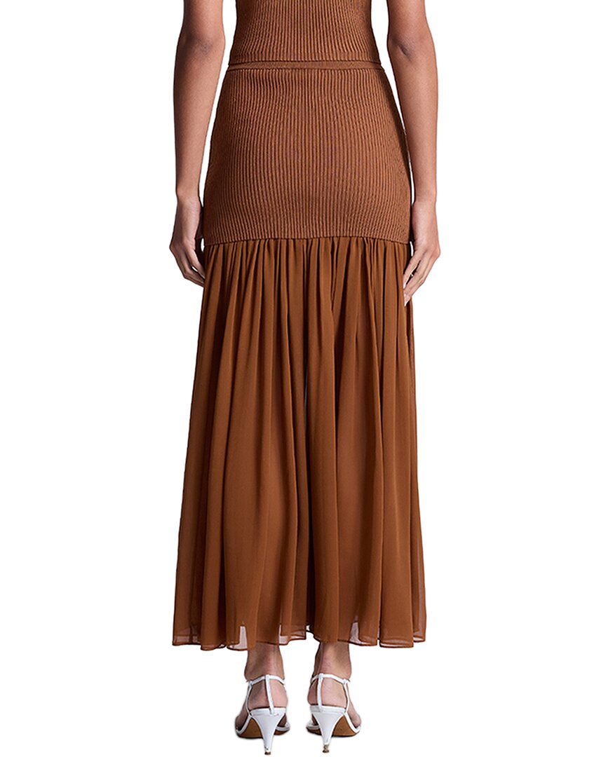 A.L.C. Hayden Silk-Trim Skirt