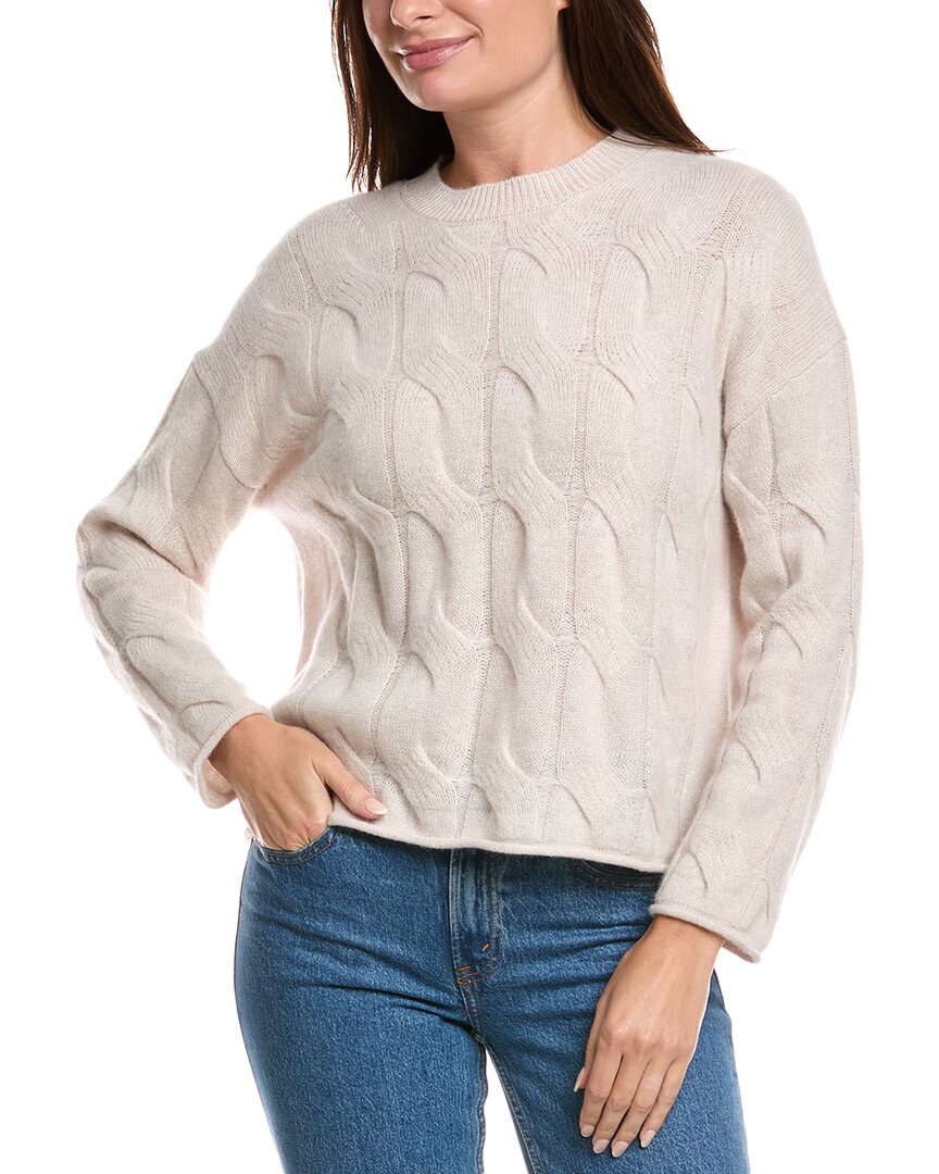 The Cashmere Project Exploded Cable Cashmere Sweater