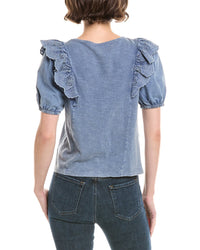 Design History Eyelet Sleeve T-Shirt