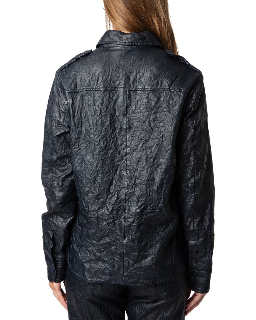 Zadig & Voltaire Taska Leather Shirt