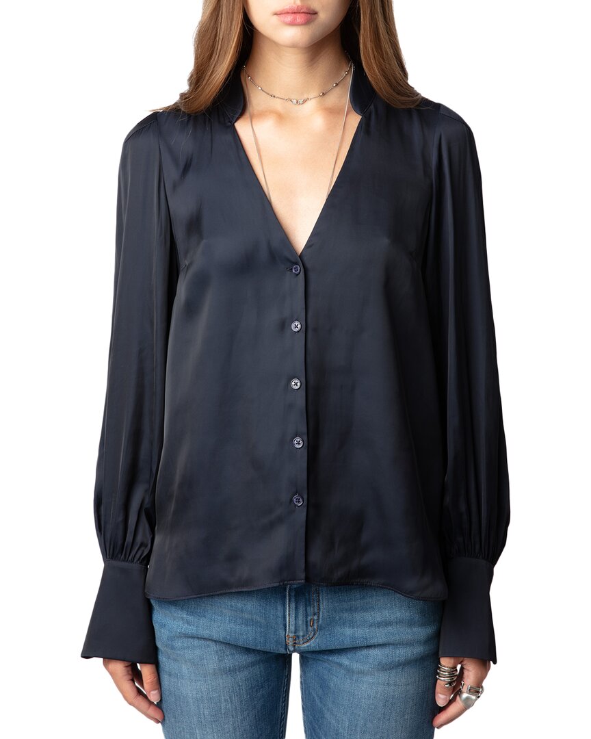 Zadig & Voltaire Tinous Satin Shirt