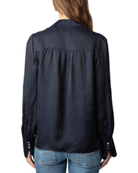 Zadig & Voltaire Tinous Satin Shirt