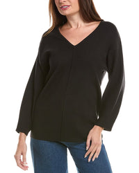 Truth Exposed Seams V-Neck Sweater