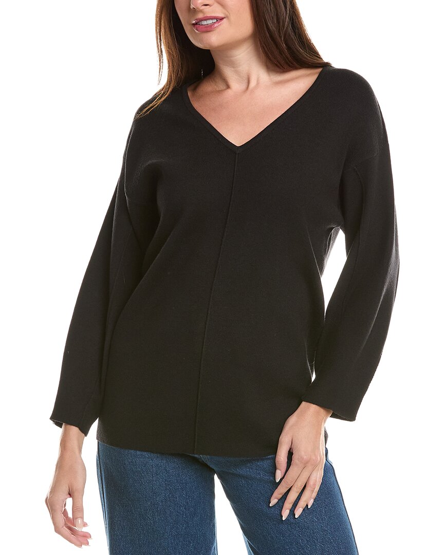 Truth Exposed Seams V-Neck Sweater