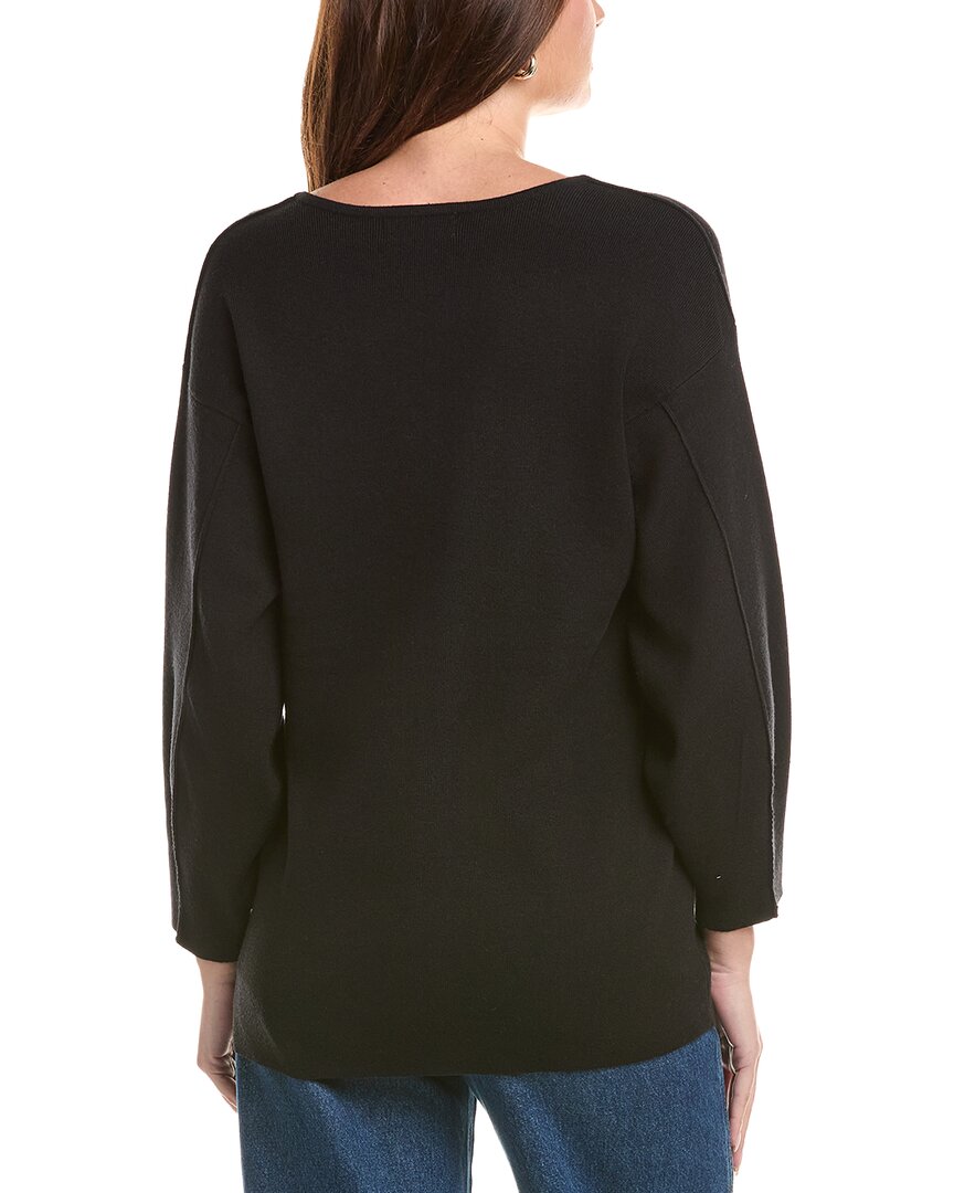 Truth Exposed Seams V-Neck Sweater