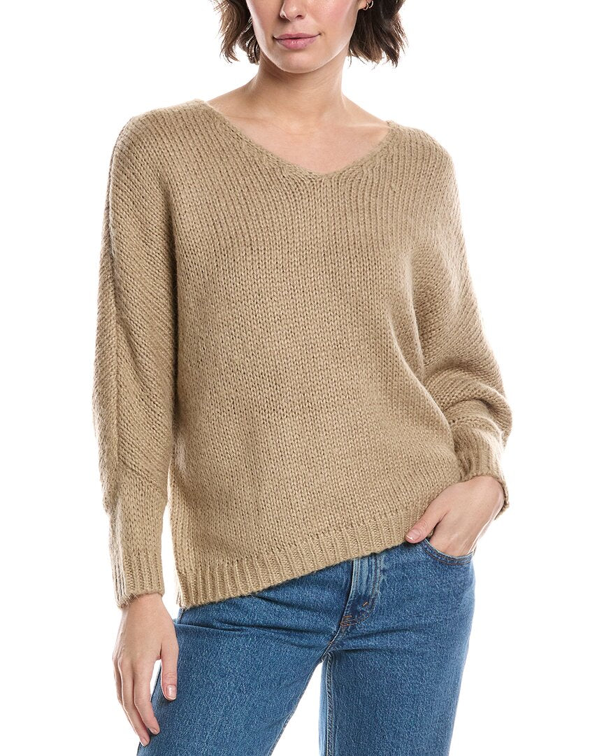 M Magaschoni Dolman Chunky Wool-Blend Pullover