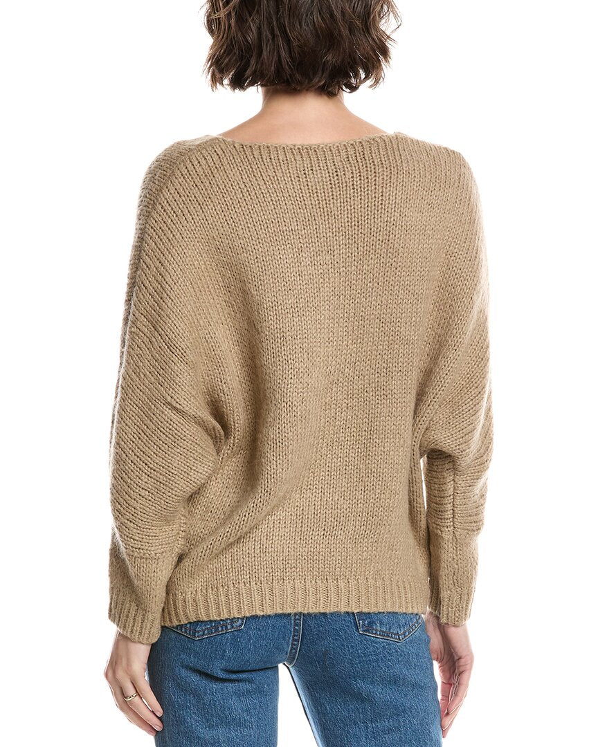 M Magaschoni Dolman Chunky Wool-Blend Pullover