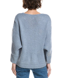 M Magaschoni Dolman Chunky Wool-Blend Pullover