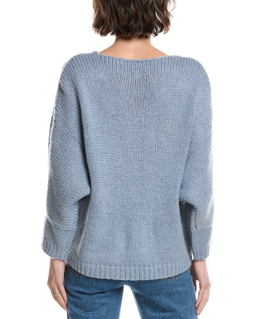 M Magaschoni Dolman Chunky Wool-Blend Pullover