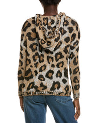 Industry Animal Print Wool & Mohair-Blend Hoodie