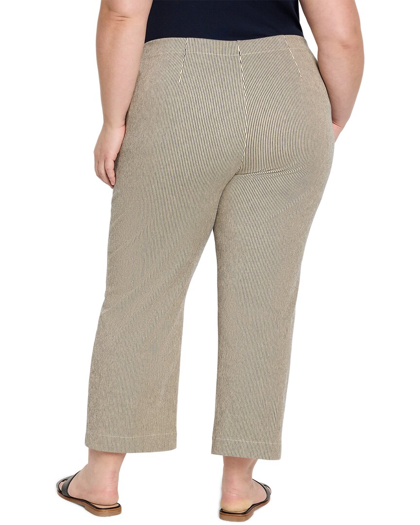 Nic+Zoe Plus All Day Stripe Wide Leg Jean