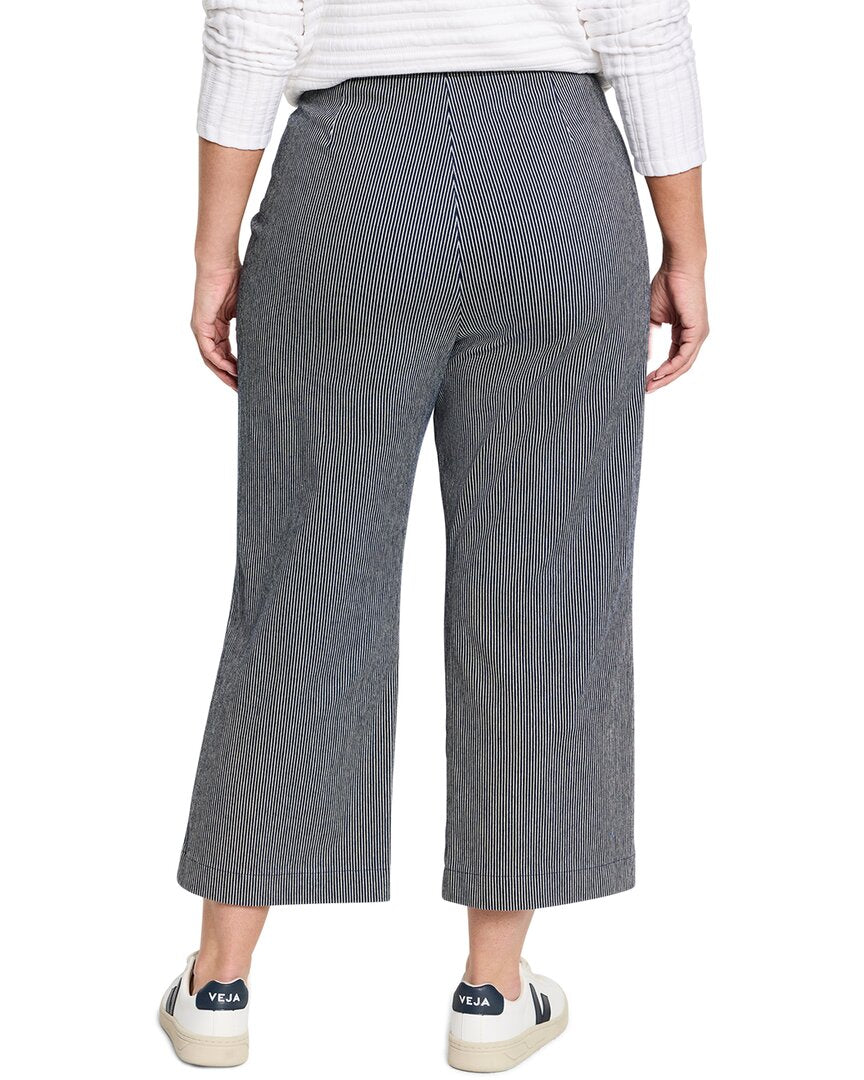 Nic+Zoe Plus All Day Stripe Wide Leg Jean