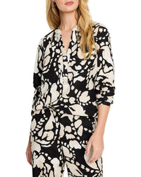 Nic+Zoe Petite Evening Petal Woven Shirt