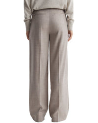 Reiss Hazel Wool-Blend Wide Leg Texture Trouser
