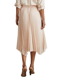 Reiss Azalea Asymmetric Pleat Midi Dress