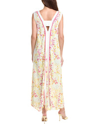 Reiss Eliza Buttercup Printed Block Maxi Dress