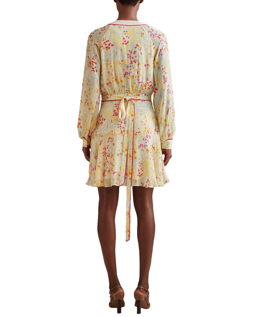 Reiss Molly Buttercup Printed Flippy Dress