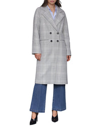 Avec Les Filles Relaxed Double Face Walker Coat