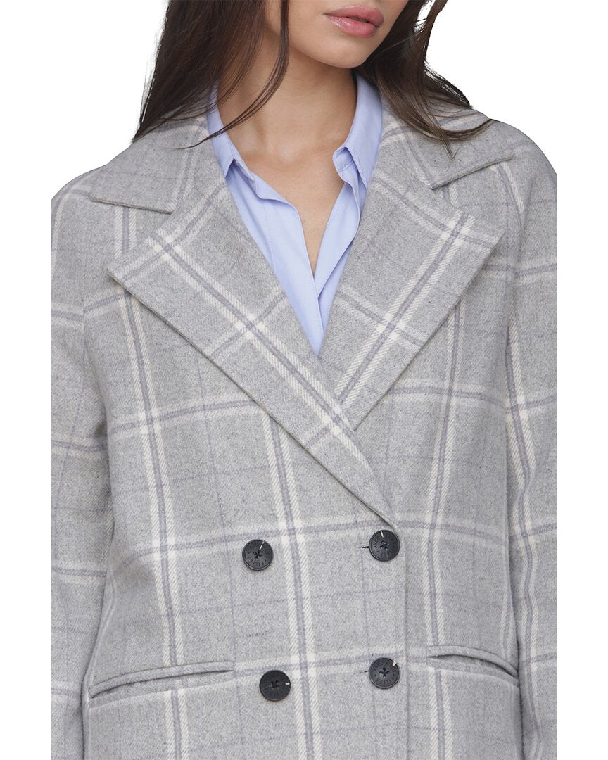 Avec Les Filles Relaxed Double Face Walker Coat