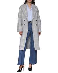 Avec Les Filles Relaxed Double Face Walker Coat