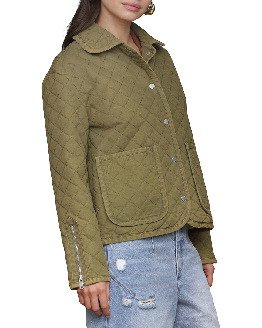 Avec Les Filles Diamond Quilted Jacket