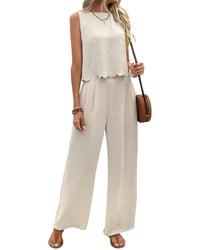 Kayla Paris 2Pc Vest & Pant Set