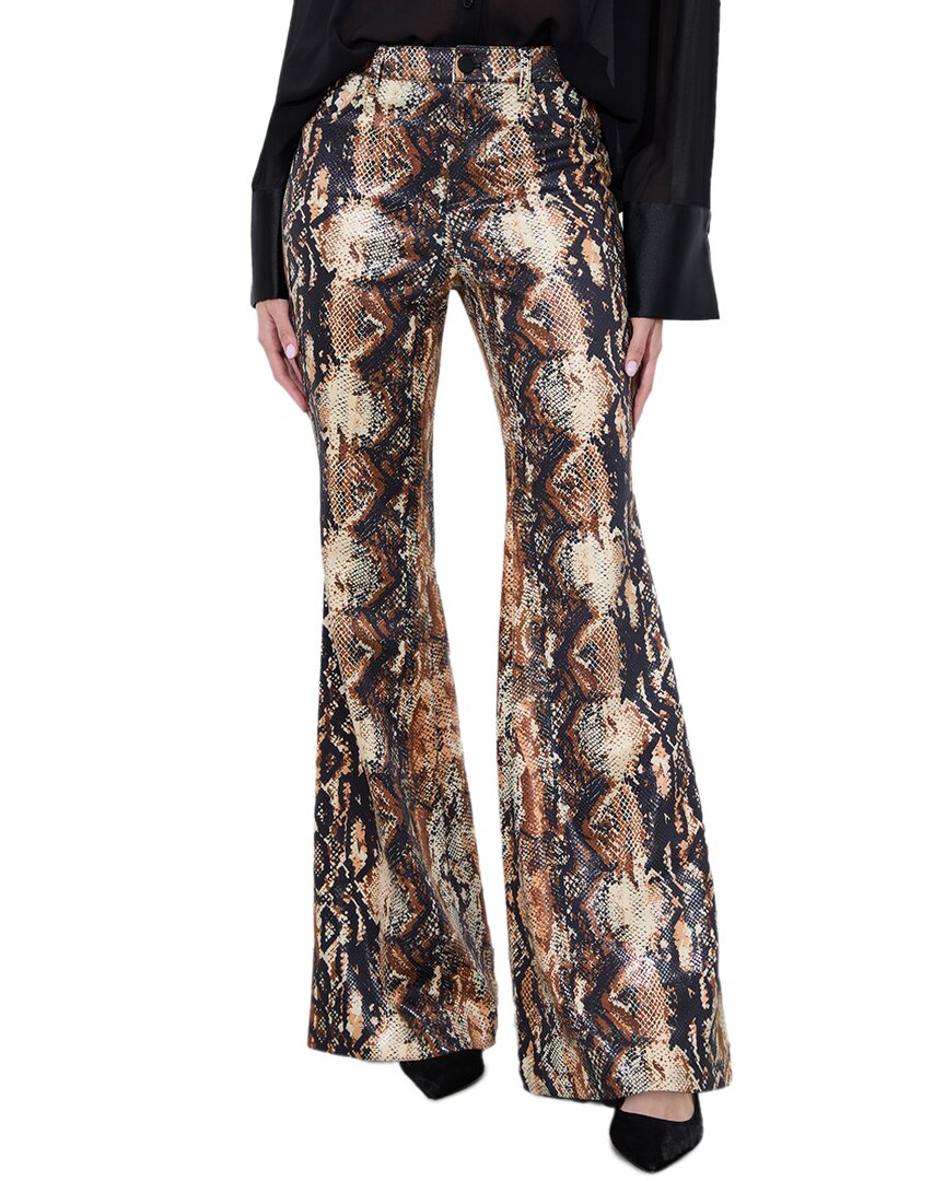 Alice + Olivia Cristena Snake Mr. Flare Jean