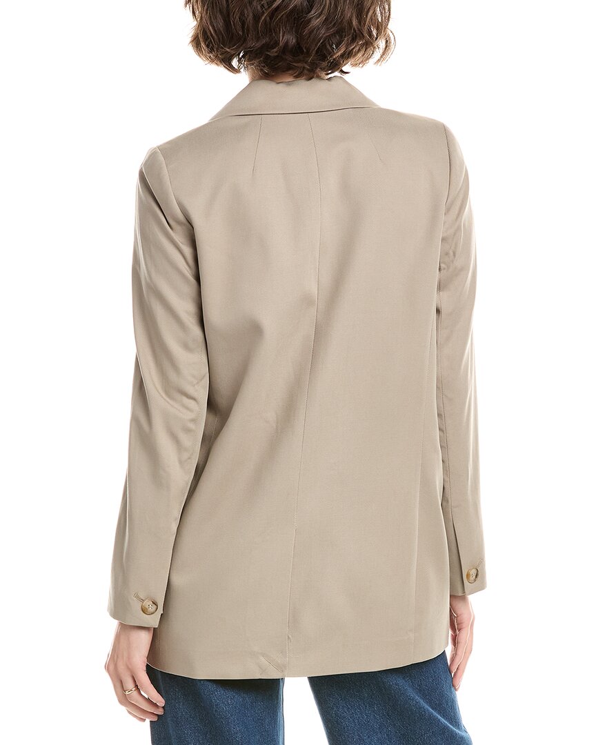 Madewell Caldwell Double-Breasted Linen-Blend Blazer