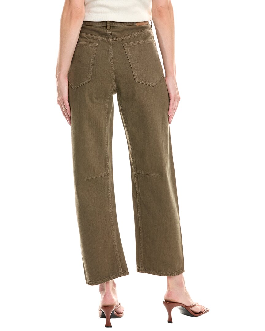 Madewell The Darted Driftwood Brown Barrel Jean