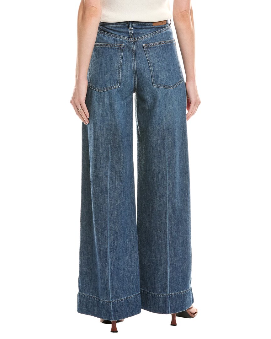 Madewell Ellsworth Wash Cashmere-Blend Super Wide Leg Jean