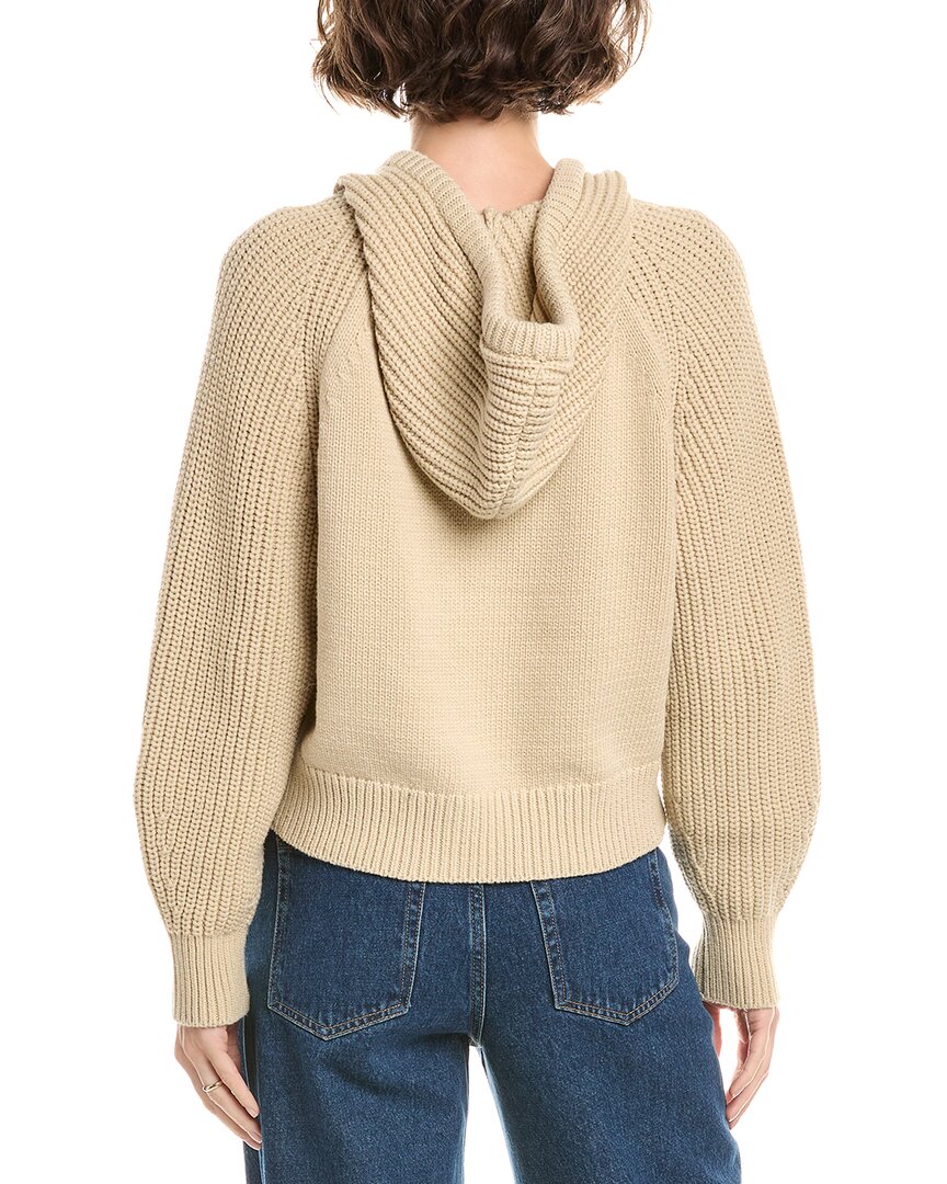 Madewell Open-Neck Ribbed Hoodie