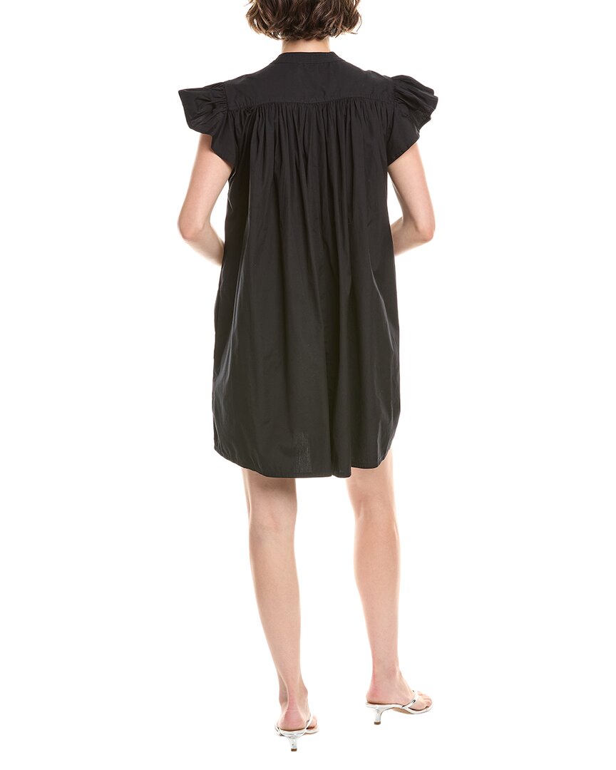 Madewell Flutter Sleeve Button Front Mini Dress