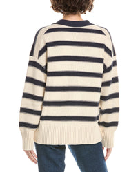 Madewell Oversized Cotton Cardigan In Stripe